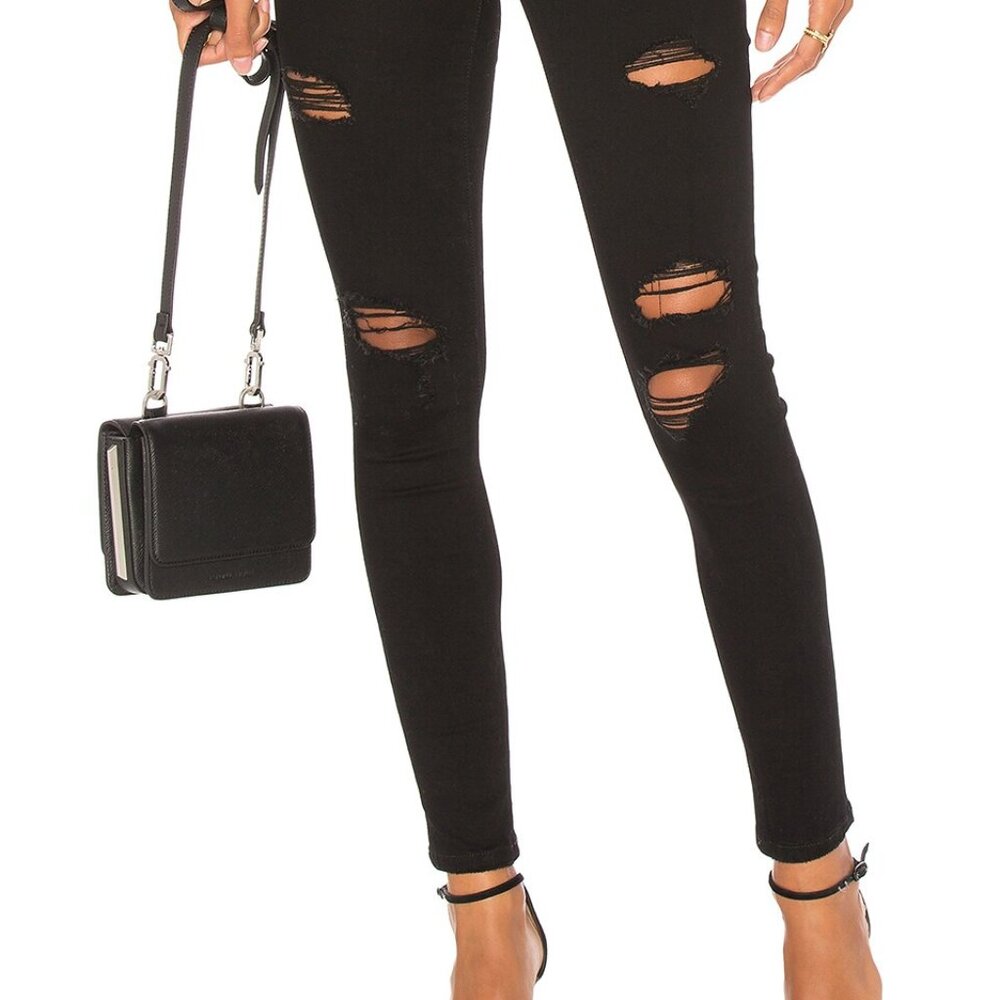 Joe's Jeans Icon Ankle Distressed, Black - Women's Size 28